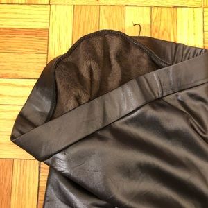 Fur lined Pleather Leggings